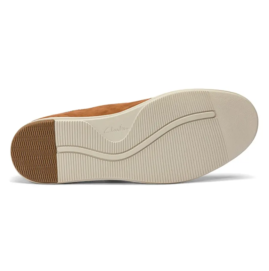 Giày Clarks Bratton 'Dark Tan Nubuck' 261659807 - Ảnh 5