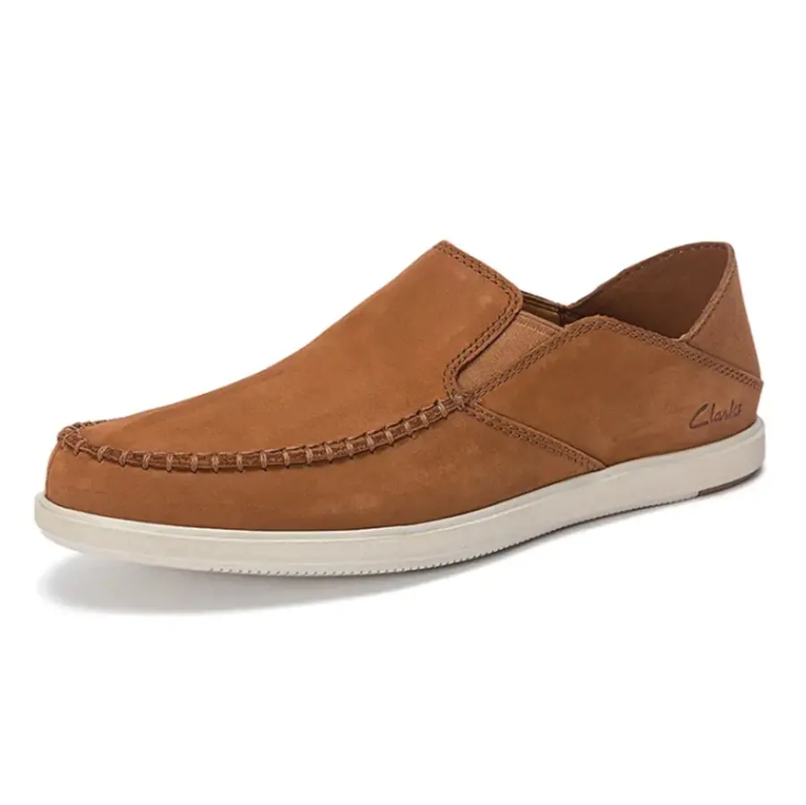 Alternative view of Giày Clarks 'Dark Tan Nubuck' 261649937