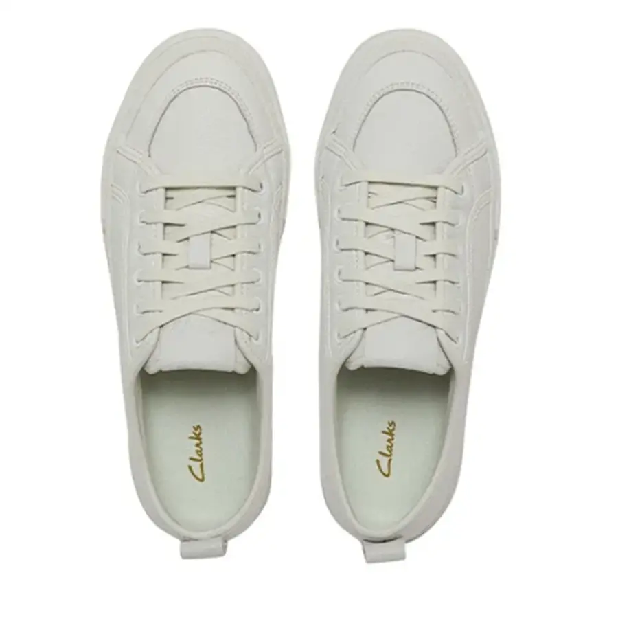 Alternative view of Giày Clarks Roxby 'White' 261683244