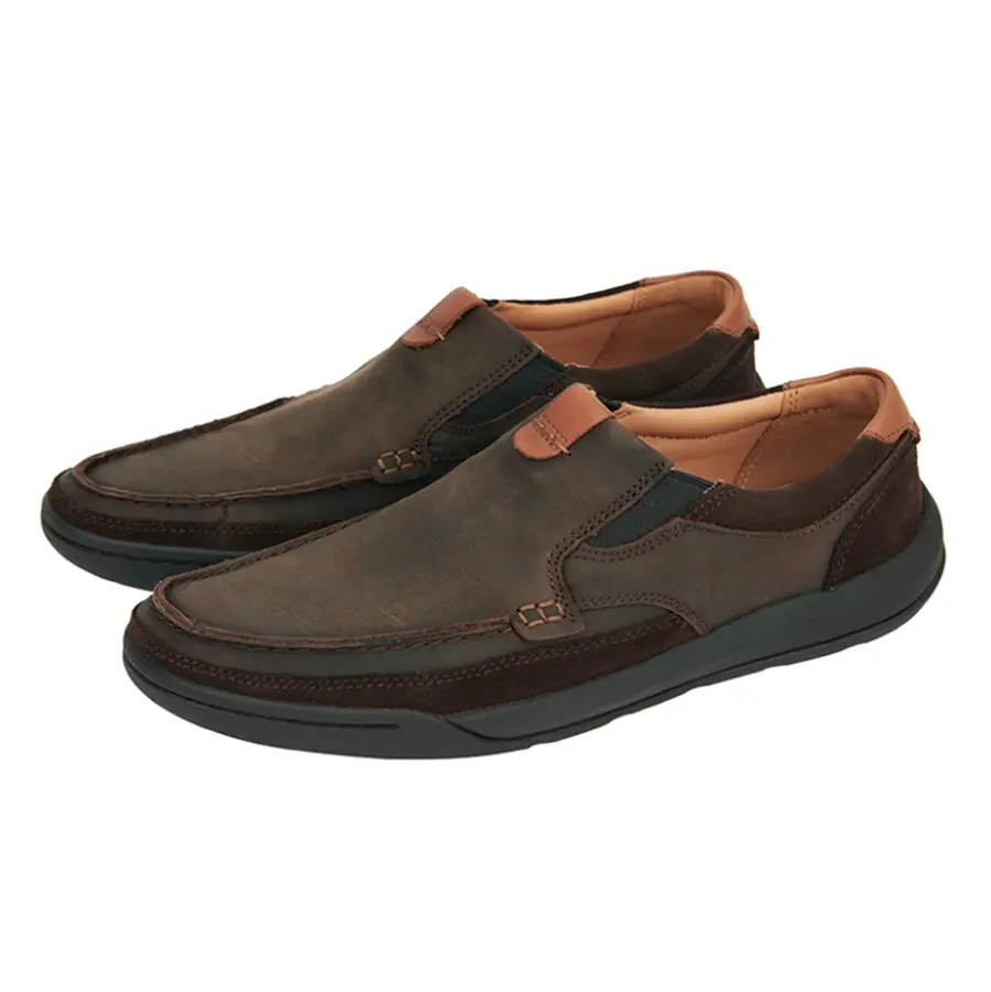 Alternative view of Giày Clarks Ashcombe 'Dark Brown' 261619097