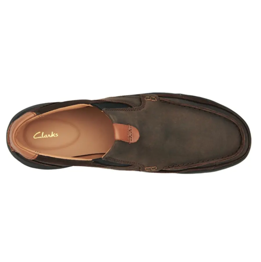 Giày Clarks Ashcombe 'Dark Brown' 261619097 - Ảnh 3