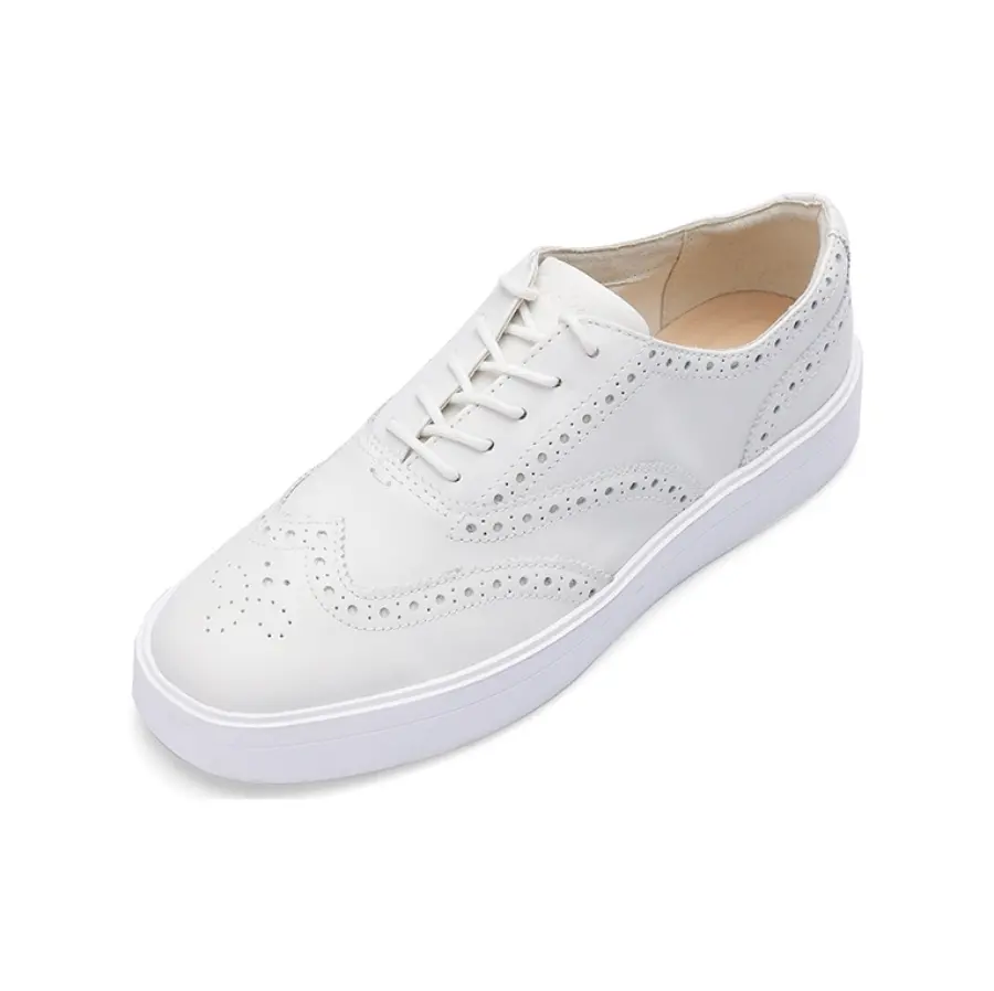 Giày Clarks Hero Brogue 'White' 261493944 - Ảnh 3