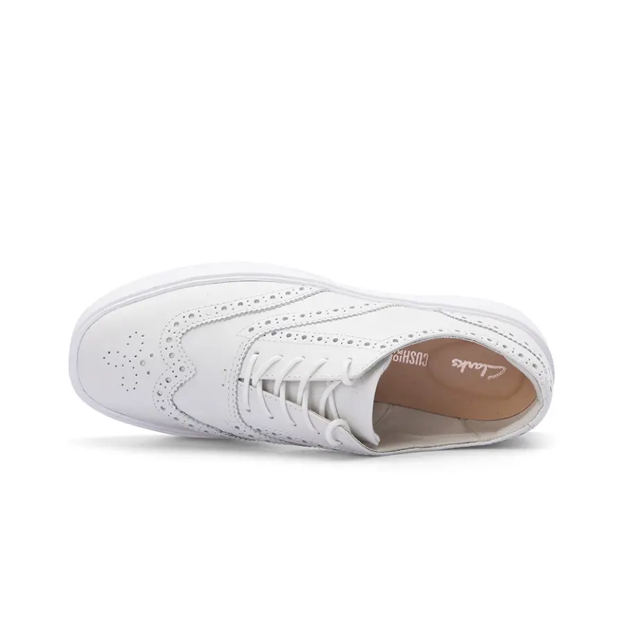 Giày Clarks Hero Brogue 'White' 261493944 - Ảnh 4