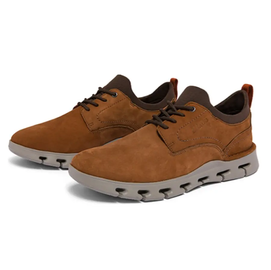 Giày Clarks Nature X Two 'Dark Tan Nubuck' 261647737 - Ảnh 3