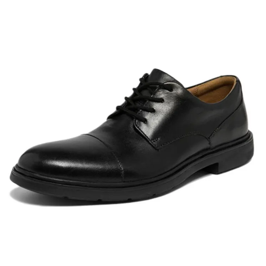 Giày Clarks Półbuty Un Tailor Cap 'Black' 261446767 - Ảnh 3