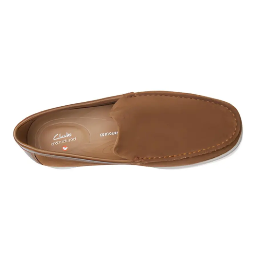 Giày Clarks Mokassins Ferius Creek 'Brown' 261596227 - Ảnh 4