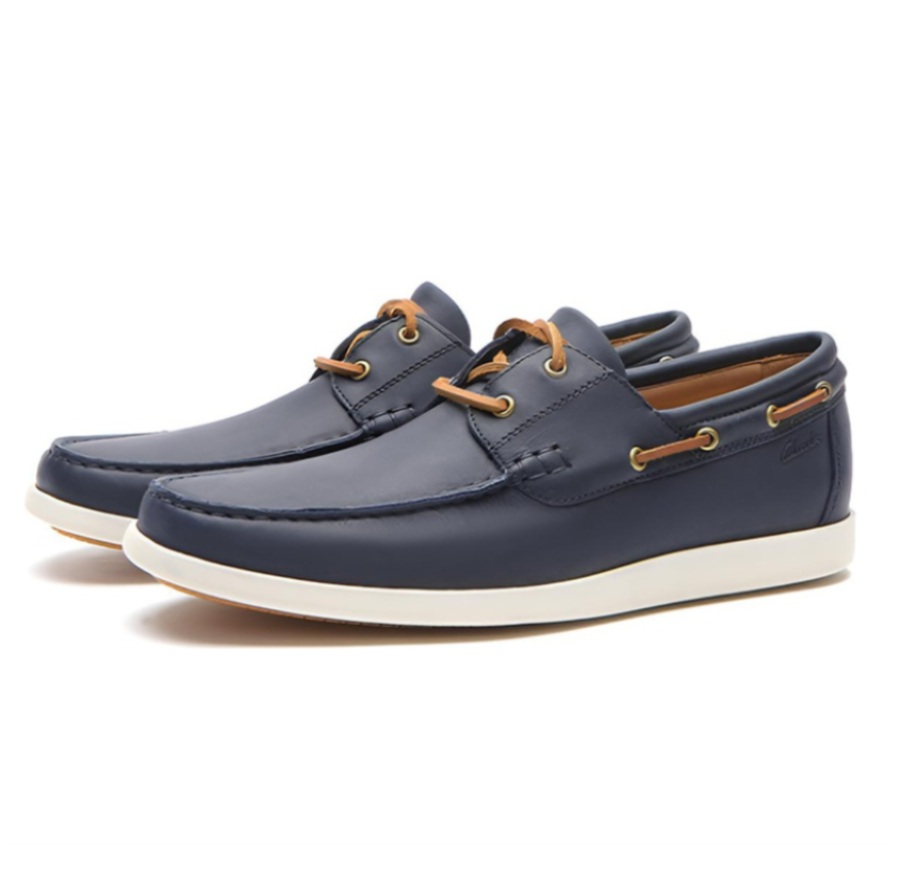 Giày Clarks Ferius Coast 'Dark Blue' 261597467 - Ảnh 2