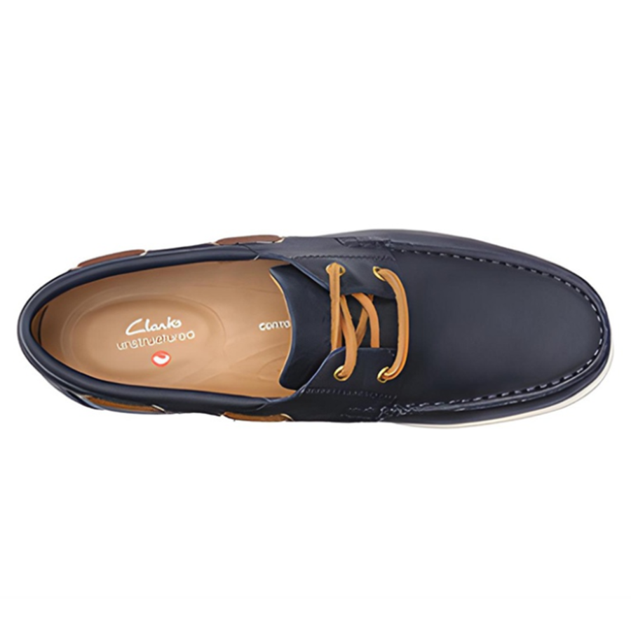 Giày Clarks Ferius Coast 'Dark Blue' 261597467 - Ảnh 3