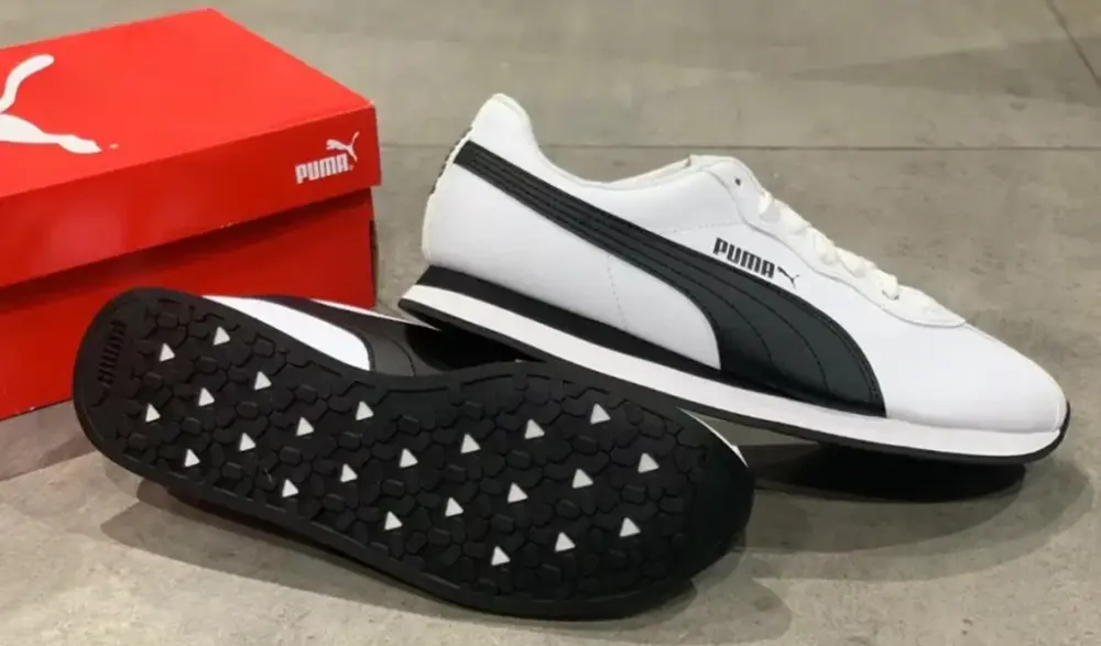Alternative view of Giày Puma Turin 3 'White Black' 383037-06