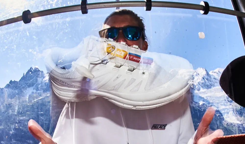 Giày Palace x Salomon XT-Wings 2 'White' 474737 - Ảnh 5