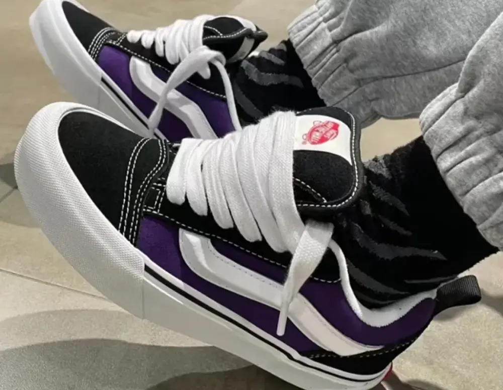 Giày Vans Knu Skool 'Black Purple' VN0009QCB5P - Ảnh 5