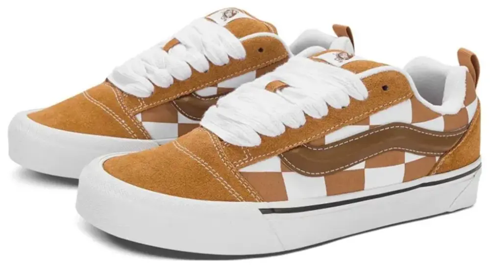 Giày Vans Knu Skool 'Brown and White' VN000CRPBRO - Ảnh 4