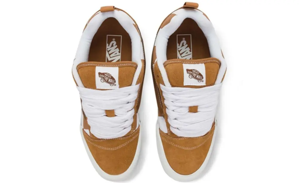 Giày Vans Knu Skool 'Brown and White' VN000CRPBRO - Ảnh 3