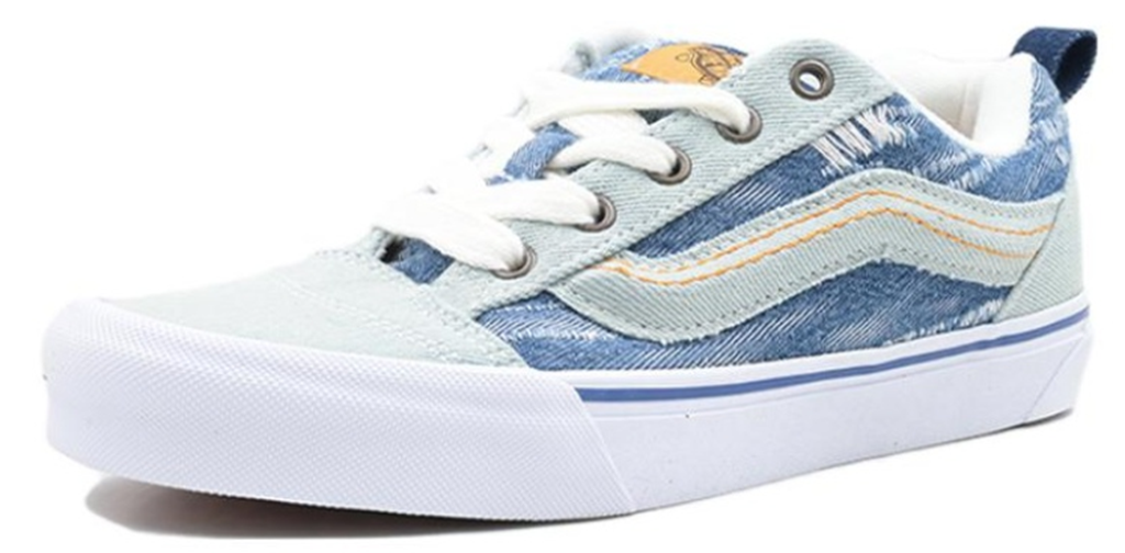 Giày Vans Knu Skool 'White and Blue' VN000E54NWD - Ảnh 3