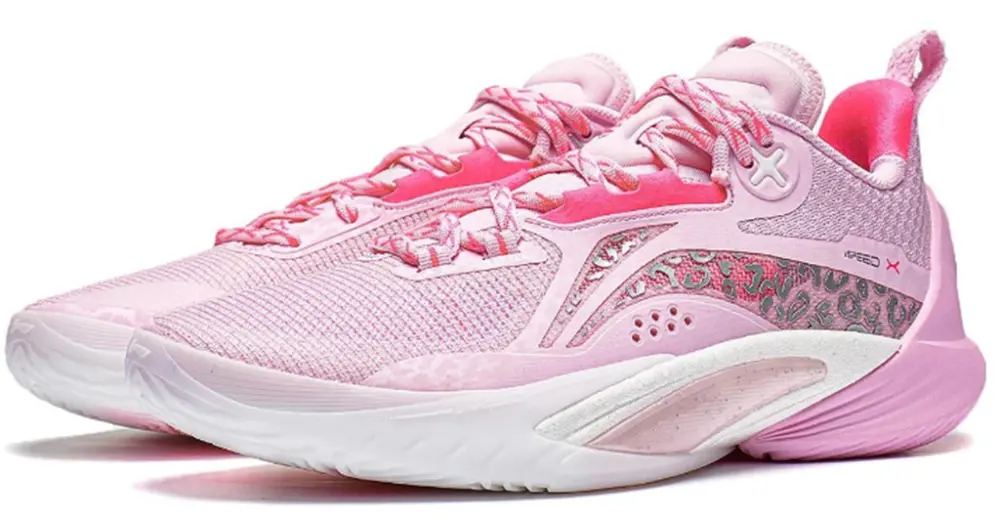 Alternative view of Giày Li-Ning Speed 10 OSO Low 'Pale Pink White' ABAT085-6