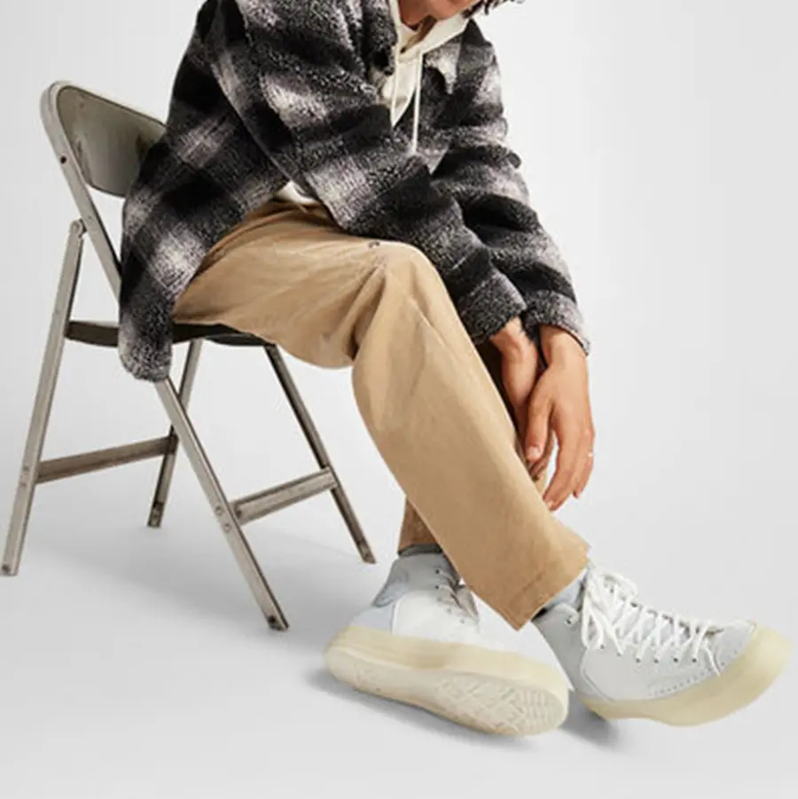 Giày Converse Chuck 70 Marquis Leather 'Vintage White' A05620C - Ảnh 3