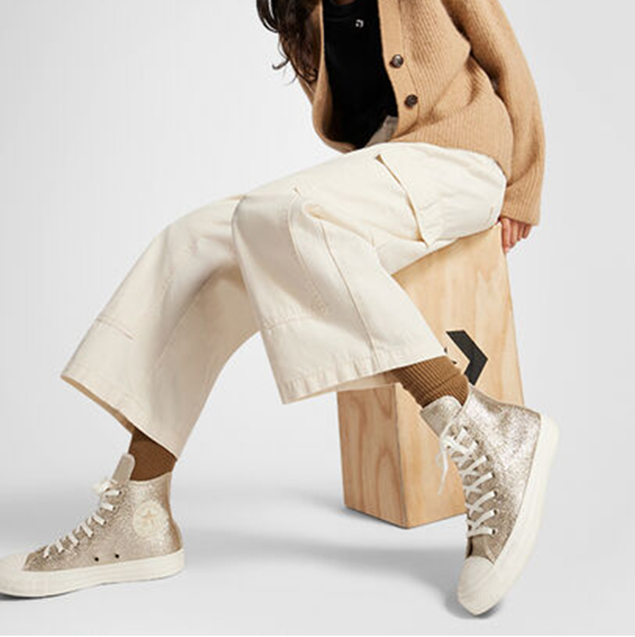 Giày Converse Chuck Taylor All Star 'Light Gold' A07950C - Ảnh 2