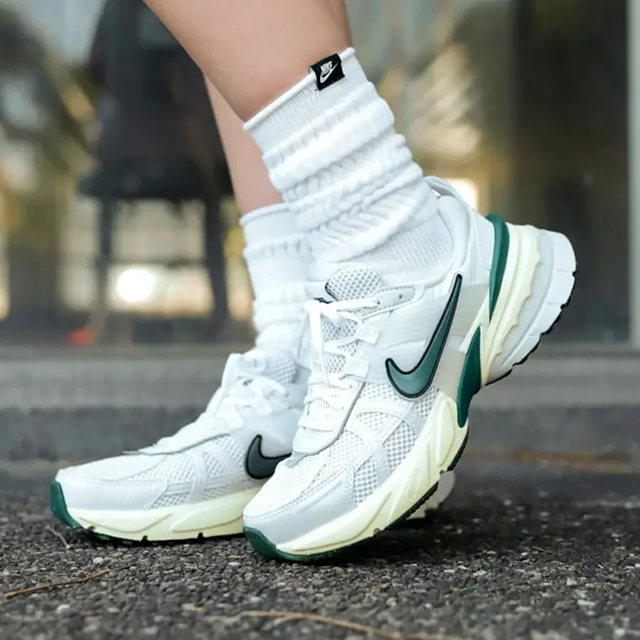 Giày Nike V2K Run Fir ‘White Green’ FD0736-101 - Ảnh 4
