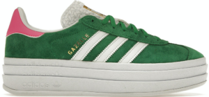 Giày Adidas Gazelle Bold 'Green Lucid Pink' IG3136