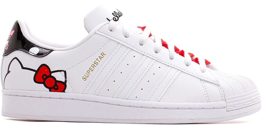 Giày Adidas Hello Kitty X Superstar 'White Bliss Pink' GW7168
