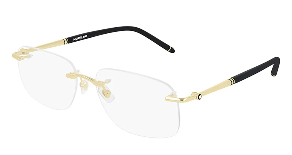 Kính MontBlanc Eyeglasses 'Gold' MB0071O-003 - Ảnh 4