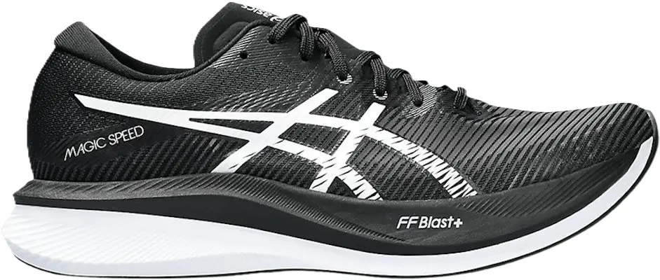 Giày Asics Magic Speed 3 2E Wide 'Black White' 1011B704-001