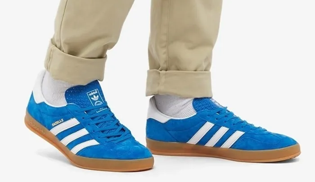 Giày Adidas Gazelle Indoor 'Blue Bird' H06260 - Ảnh 2
