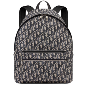 Balo Dior Rider Oblique Jacquard 'Beige Black' 1VOBA088YKY-H28E