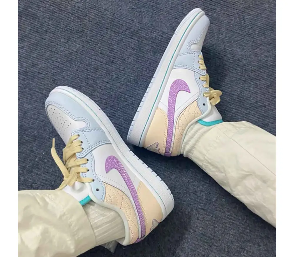 Giày Nike Air Jordan 1 Low ‘Multi Color Sashiko’ FV3623-151 - Ảnh 3