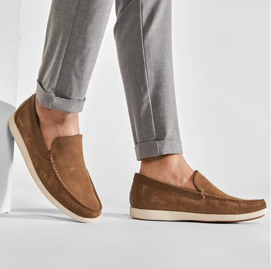 Alternative view of Giày Clarks Mokassins Ferius Creek 'Brown' 261596227