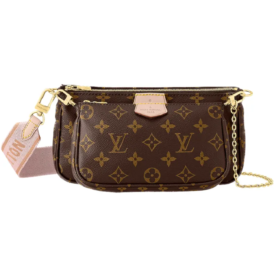 Túi Louis Vuitton Multi Pochette 'Rosa Chiaro' M44840