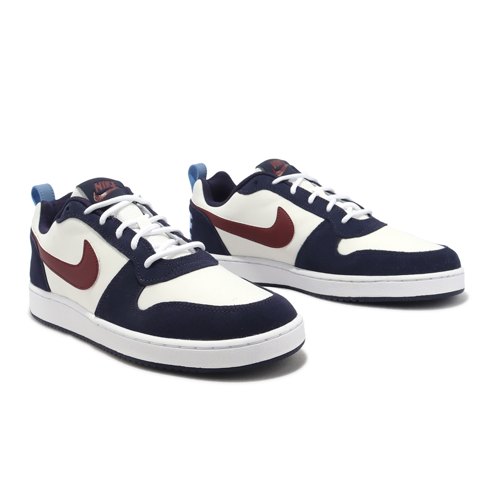 Giày Nike Court Borough Low Prem 'Navy Sail' FV8109-161 - Ảnh 6