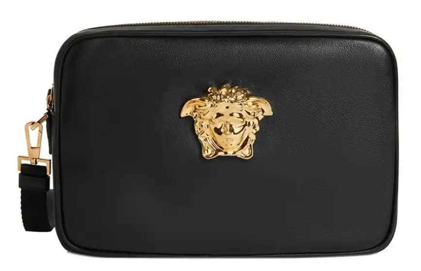 Túi Versace Medusa Plaque Clutch Bag 'Black Gold' DP88507-DVT8ME-1B00V
