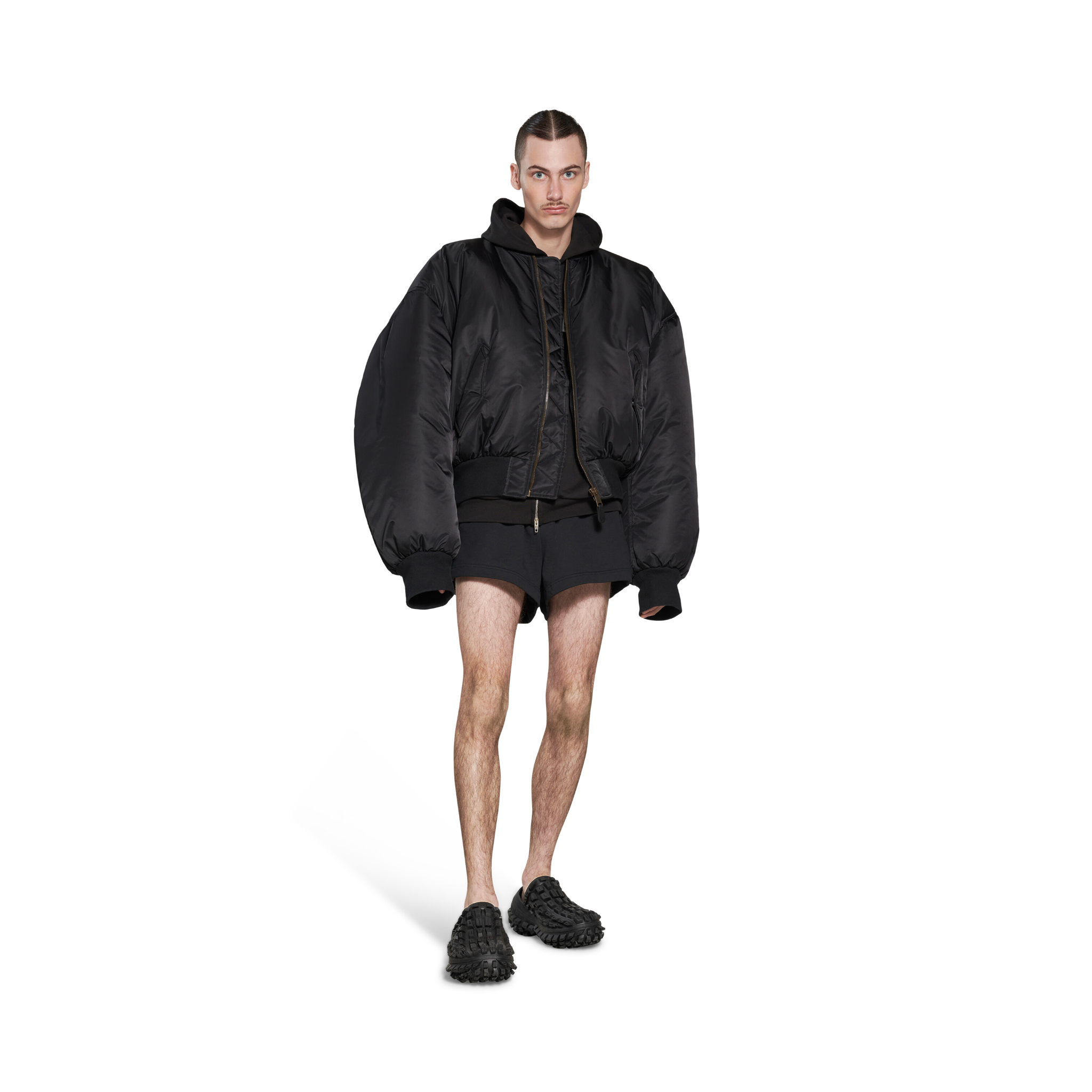 Giày Balenciaga Defender Clog ‘Black’ 735252W3CV21000 - Ảnh 5