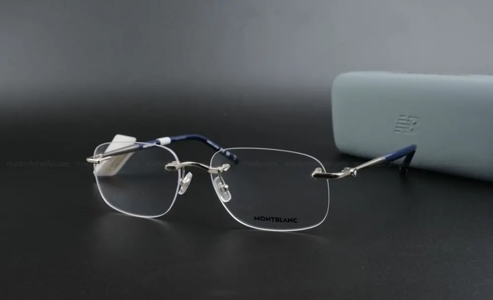Kính MontBlanc Eyeglasses 'Gold' MB0071O-003 - Ảnh 3
