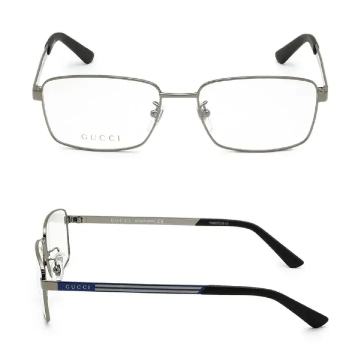 Kính Gucci Eyeglasses 'Blue Silver' GG0693O-003 - Ảnh 3