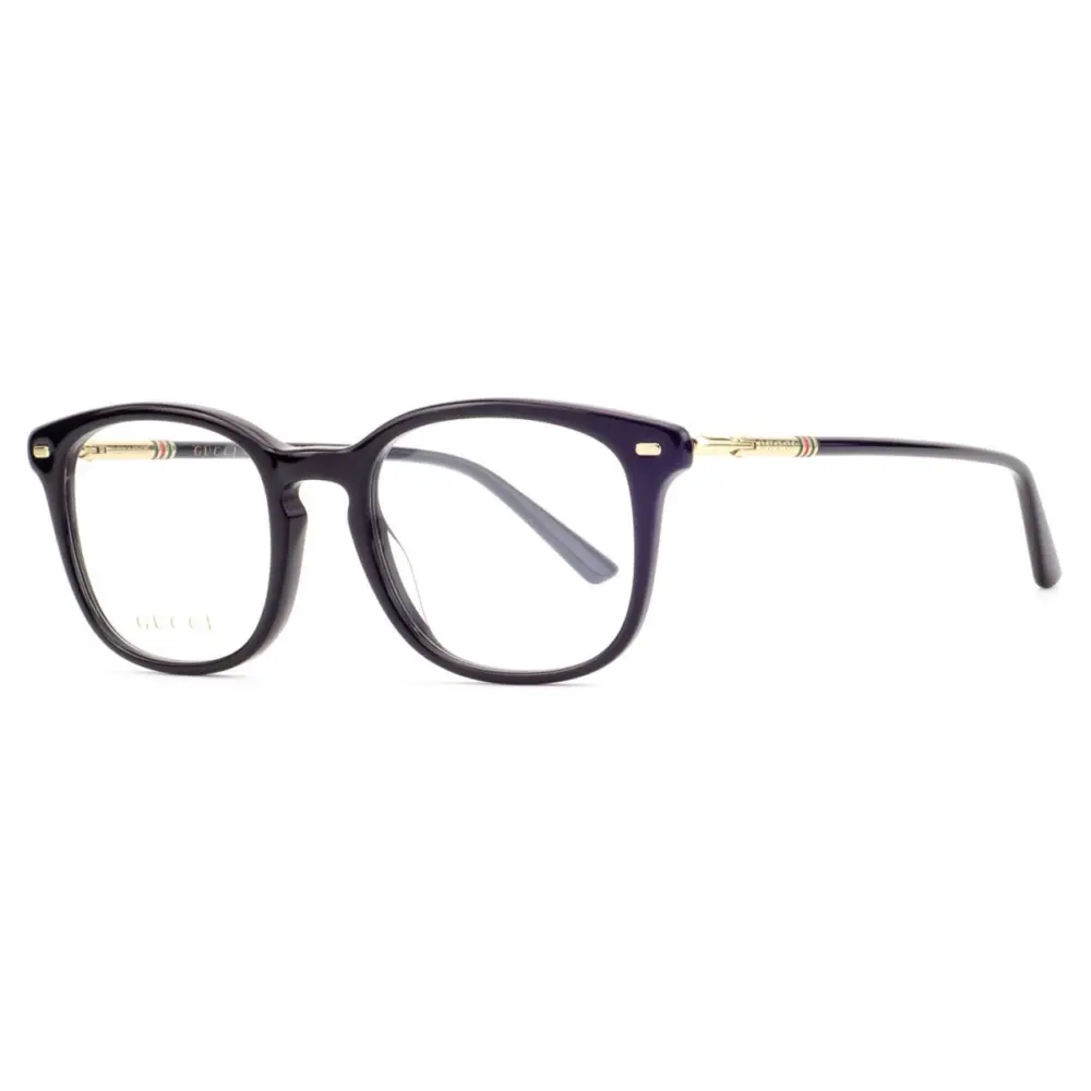 Alternative view of Kính Gucci Web Eyeglasses 'Black Gold' GG0390O-005