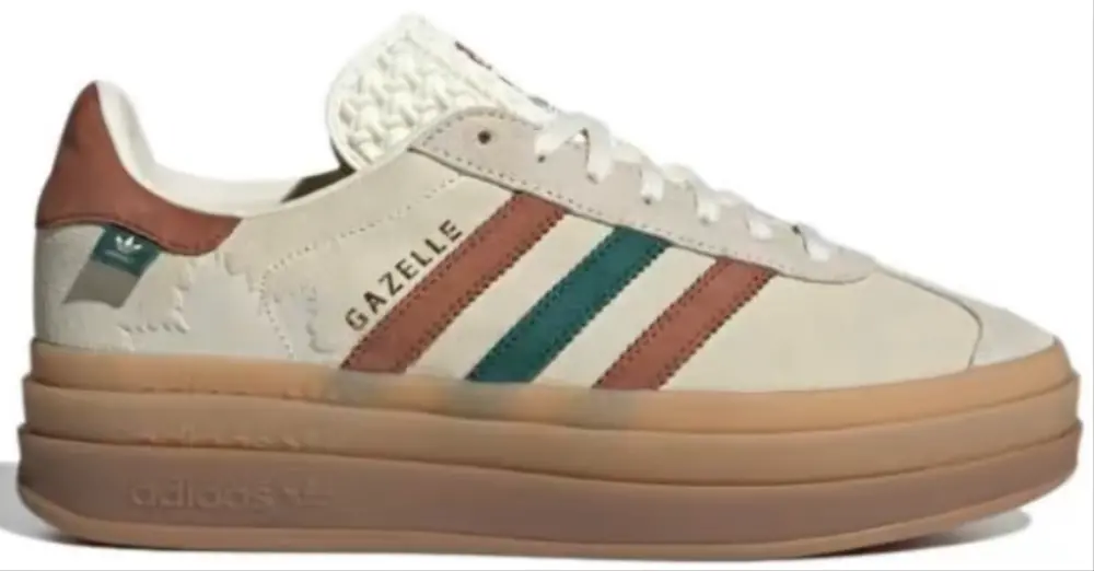 Giày Adidas Gazelle Bold 'White Tan' IG3685