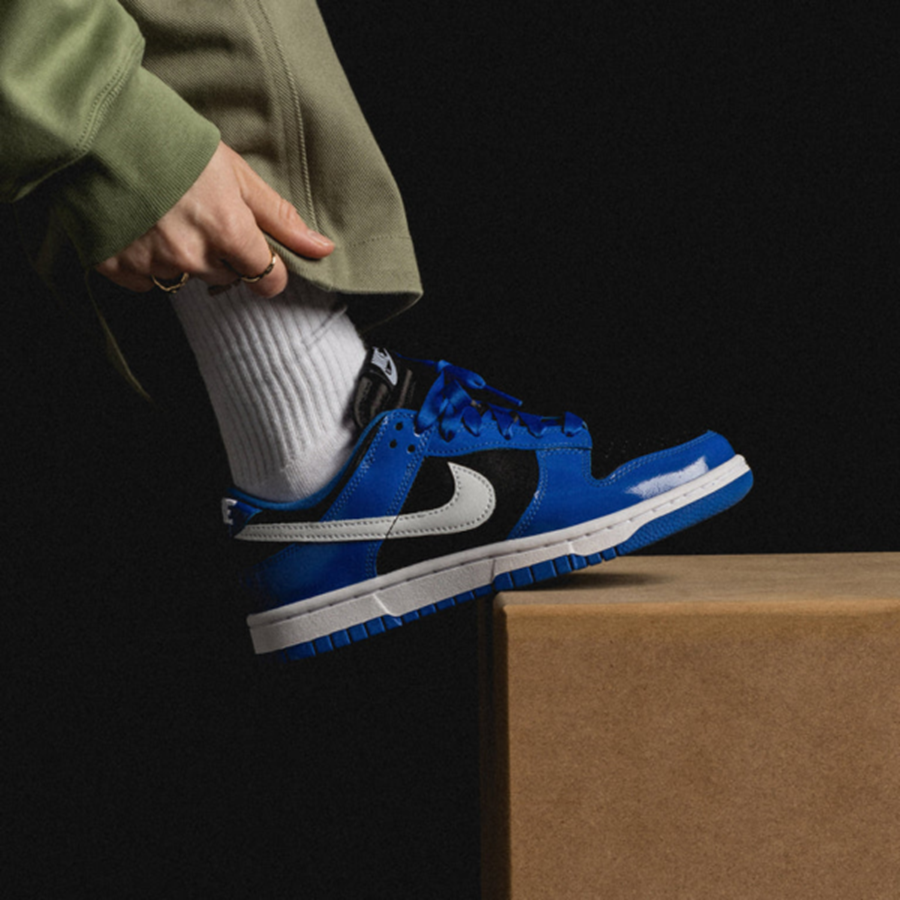 Giày Nike Dunk Low Essential ‘Game Royal Black White’ DQ7576-400 - Ảnh 3