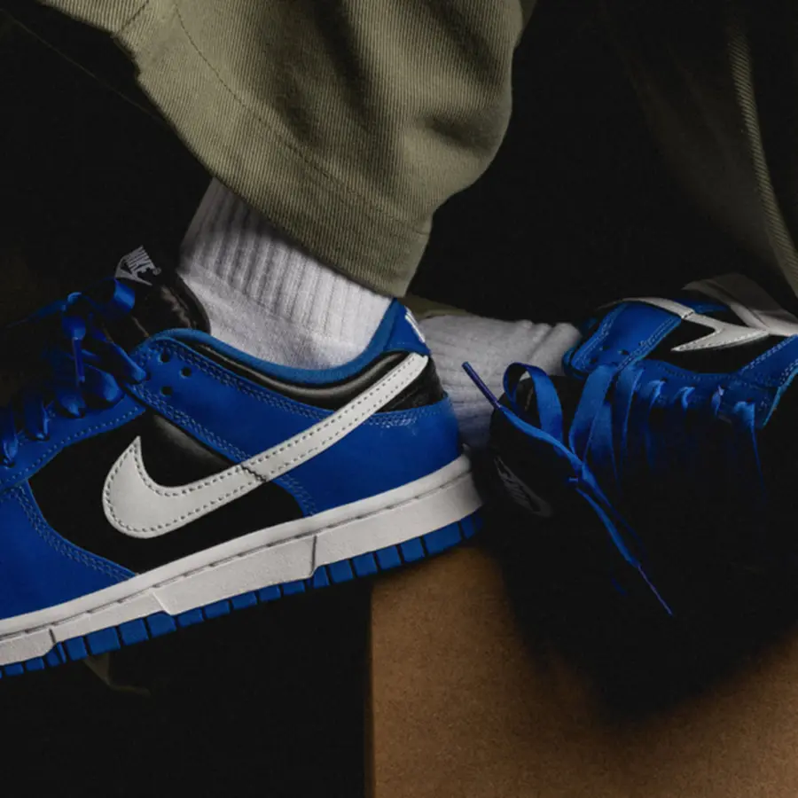 Alternative view of Giày Nike Dunk Low Essential ‘Game Royal Black White’ DQ7576-400
