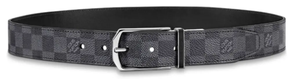 Thắt Lưng Louis Vuitton Slender 35MM Damier Graphite Canvas M9074V