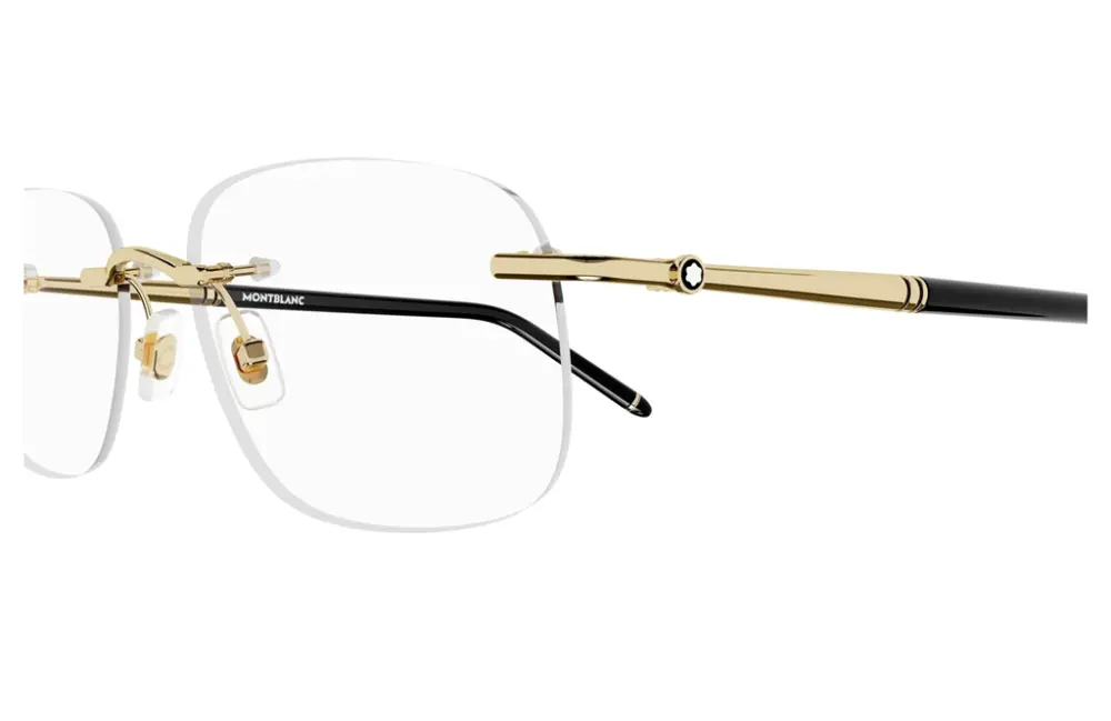 Kính MontBlanc Eyeglasses 'Gold' MB0071O-003 - Ảnh 5