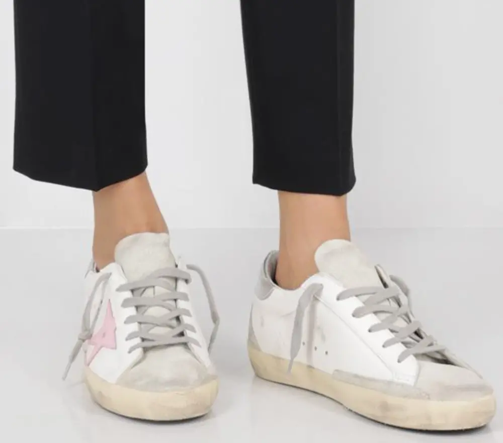 Giày Golden Goose Super-Star 'White Ice Orch' GWF00102F00243581482 - Ảnh 5