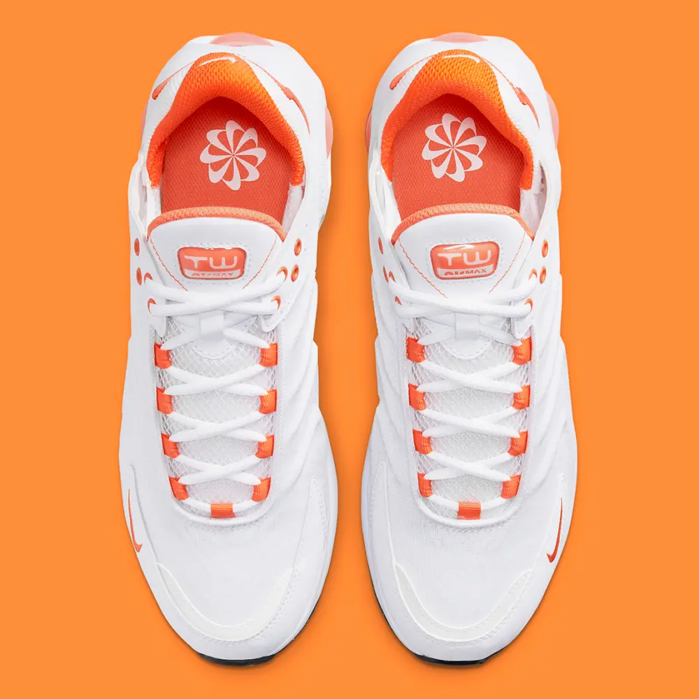 Giày Nike Air Max TW 'White Orange' FJ4005-100 - Ảnh 4