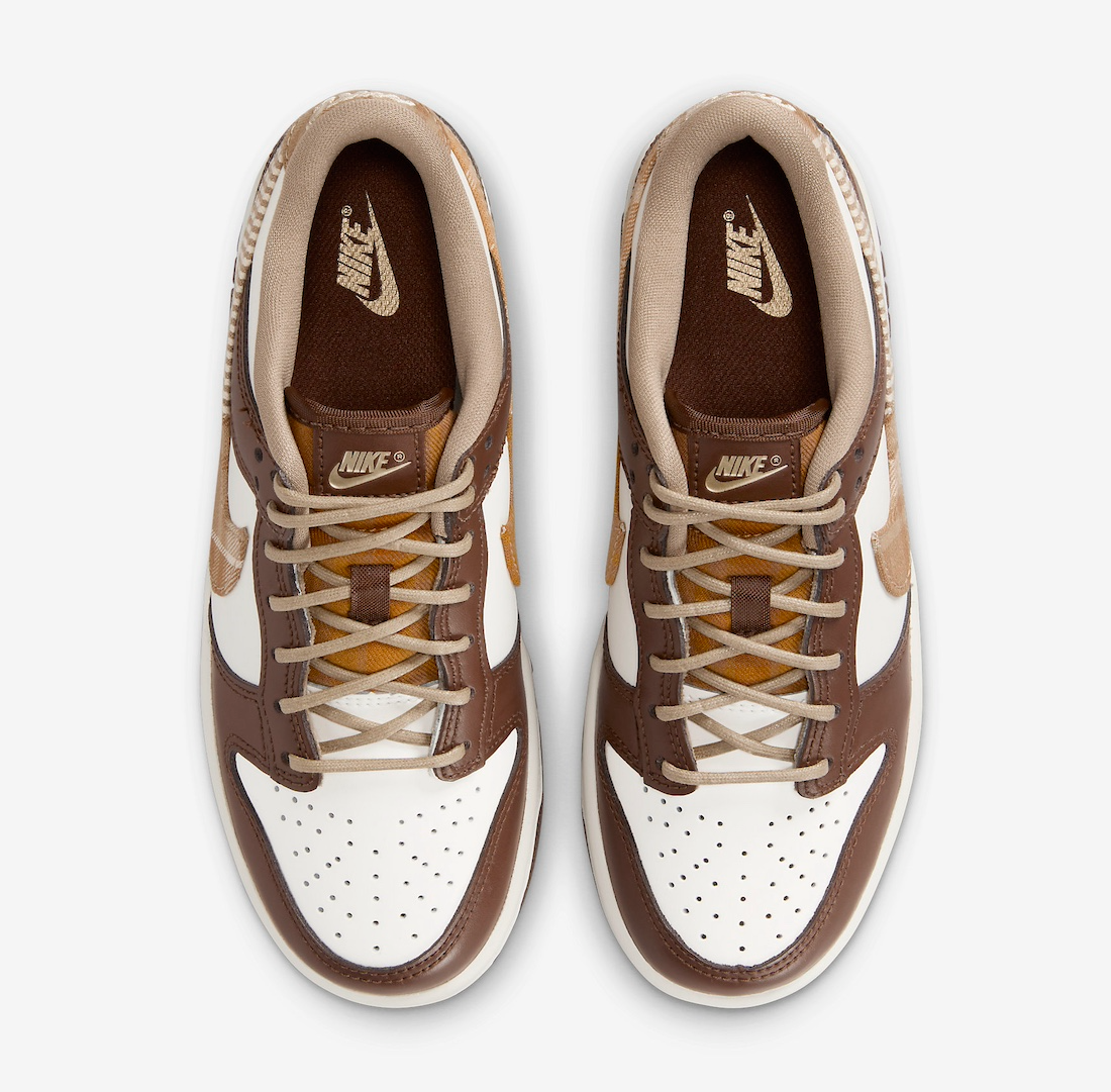 Giày Nike Dunk Low GS 'Autumn Plaind' FV3653-191 - Ảnh 3