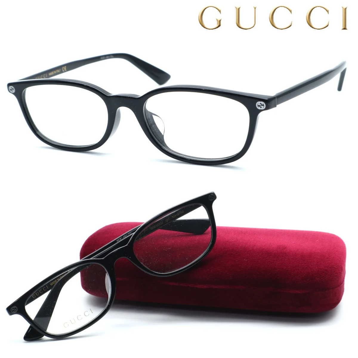 Kính Gucci Eyeglasses 'Black' GG0123OJ-006 - Ảnh 3