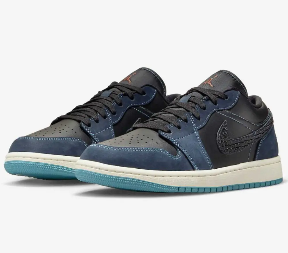 Giày Nike Air Jordan 1 Low ‘Midnight Navy’ FJ5478-010 - Ảnh 4