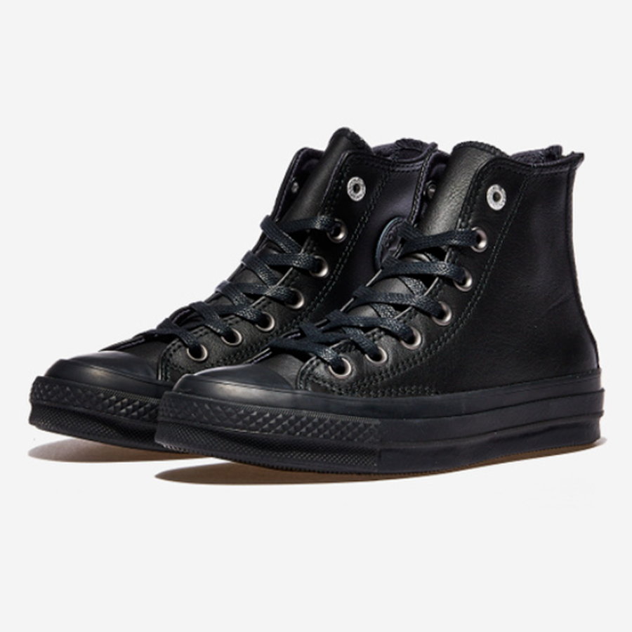 Giày Converse Chuck 70 Back Zip 'Triple Black' A08159C - Ảnh 2