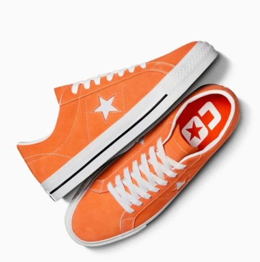 Giày Converse One Star Pro 'Orange' A07899C - Ảnh 4