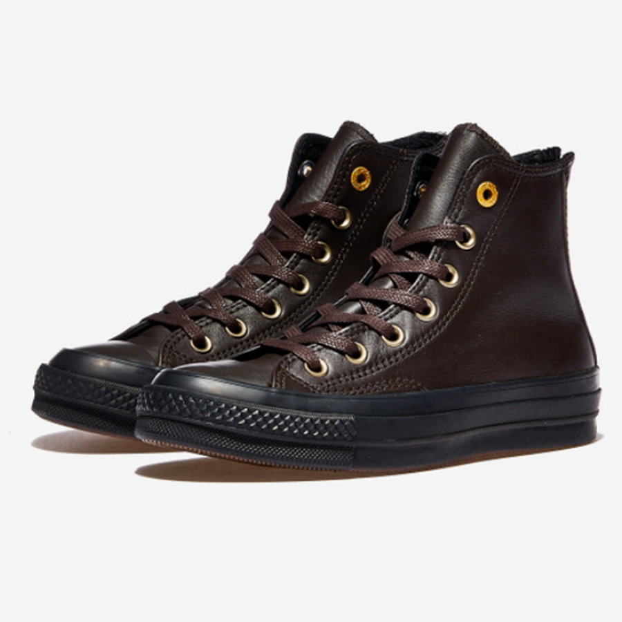 Giày Converse Chuck 70 Back Zip Leather 'Brown' A02110C - Ảnh 2